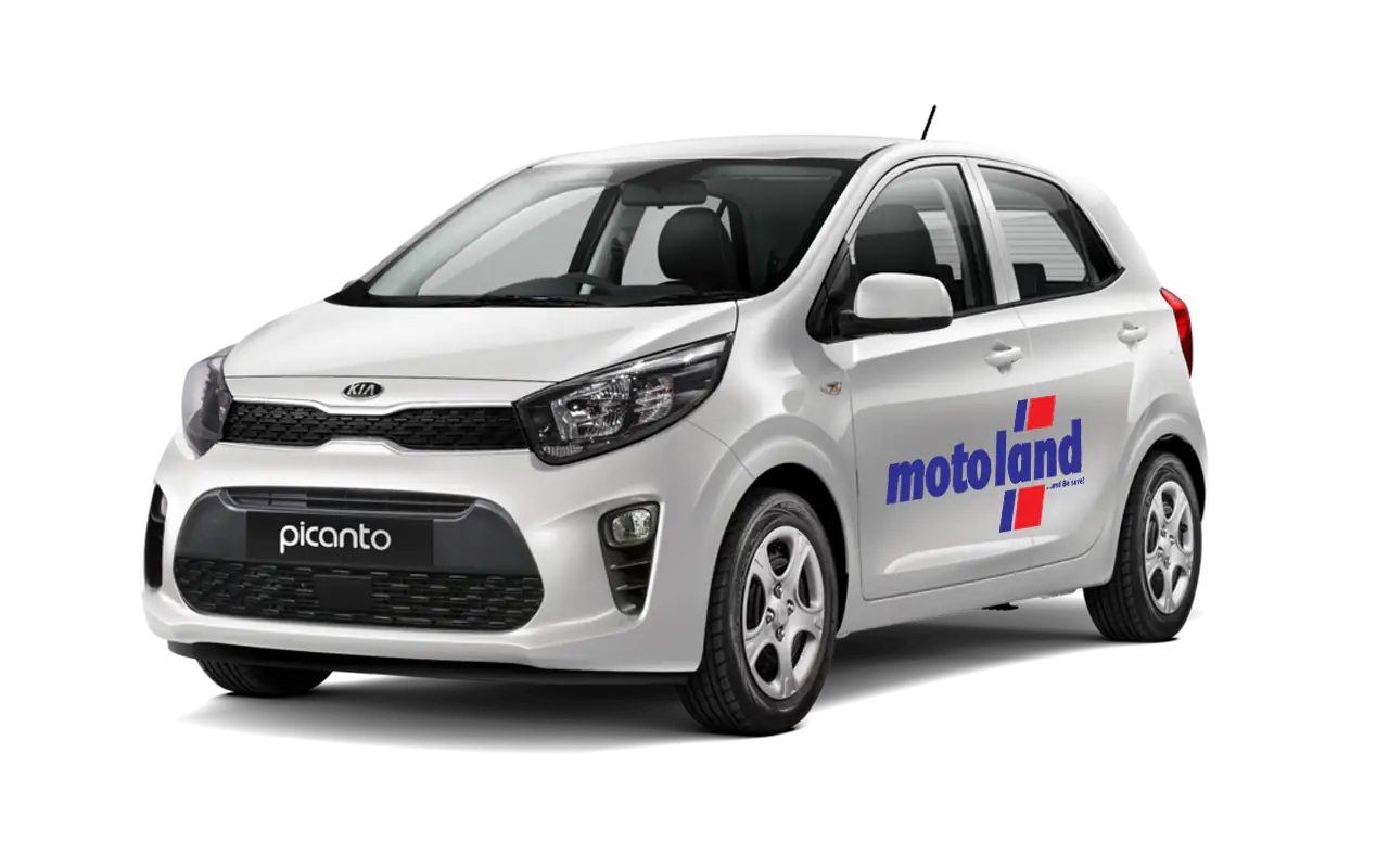 kia picando car της Motoland στη Λέρο