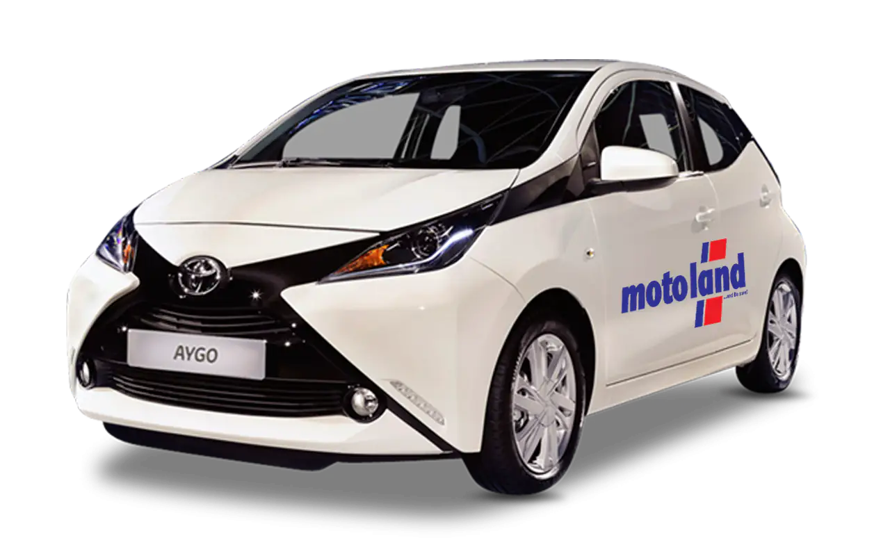 toyota aygo της Motoland στη Λέρο